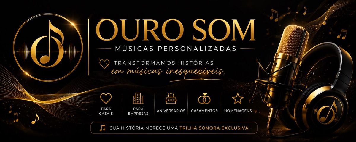 OuroSom — músicas personalizadas para casais, empresas, aniversários, casamentos e homenagens